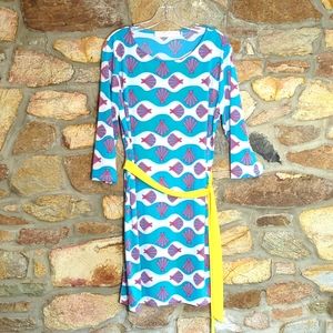 Tracy Negoshian shell print dress